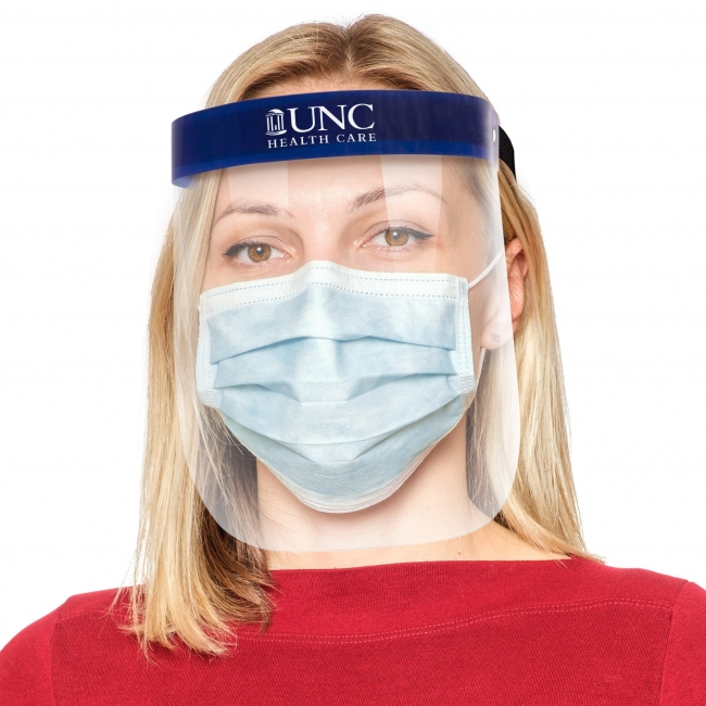 Plastic Face Shield with Custom Art